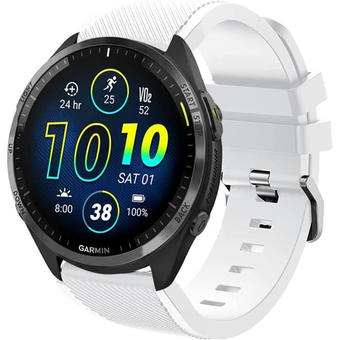 Bracelet Silicone Compatible Garmin Forerunner 45/45S/Swim 2 - Aéré Et Ajustable - Plusieurs Couleurs