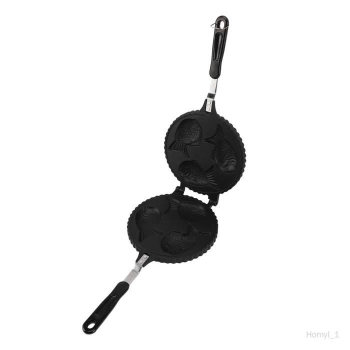 Gaufrier En Fonte Anti-adhésif Pour Gaz – Poêle à Gaufres Traditionnelle – Moule Gaufres Belges Maison Sur Gazinière