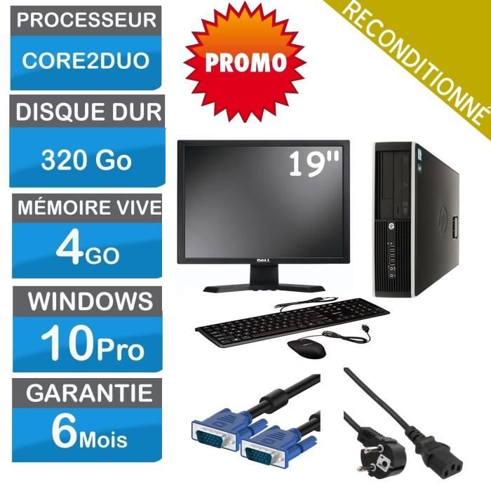 PC Bureau Lenovo ThinkCentre Edge 71 - G840 2.8GHz, 4Go RAM, 320Go HDD, Win10 - SFF Garanti 3 Mois
