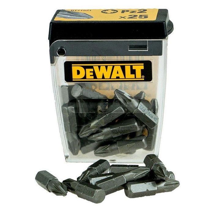 Embouts pour visseuse POZIDRIV Pz2 25 pièces DEWALT DT71521