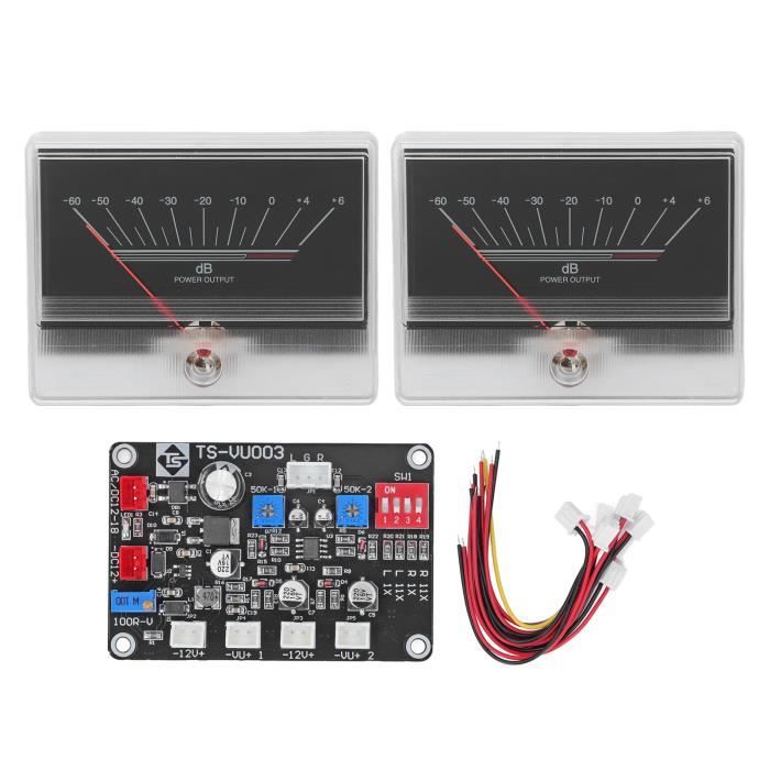 Ticfox haute précision VU-mètre en-tête TN-73 Audio analogique VU-mètre