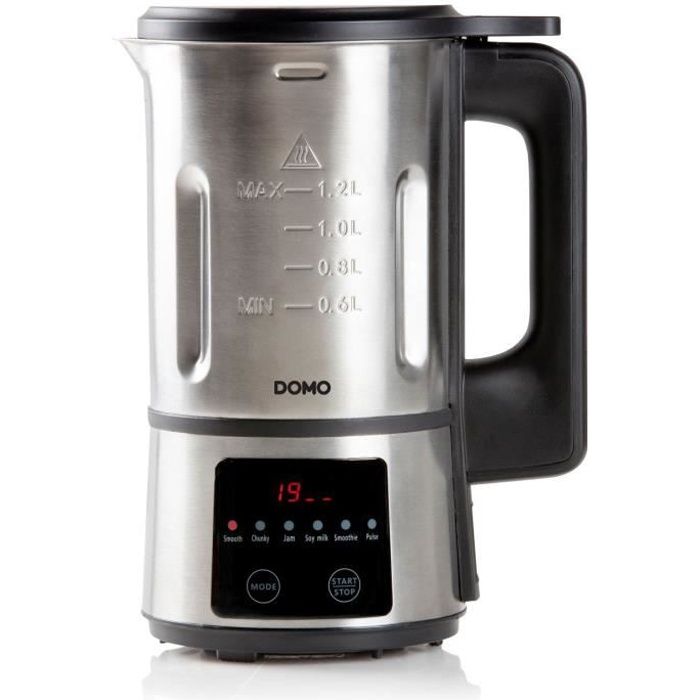 Blender chauffant DOMO - Inox – 12 L - 6