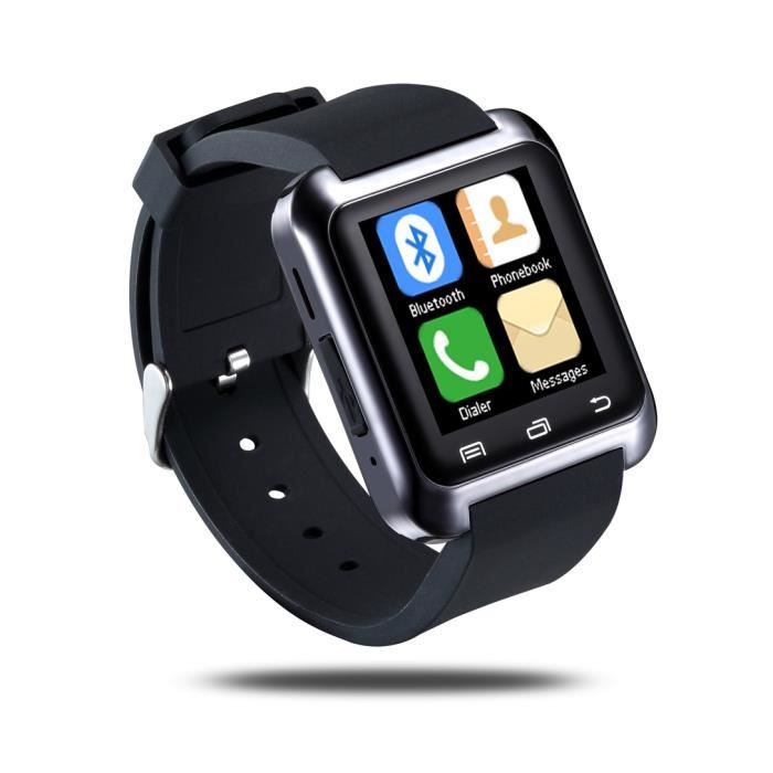 NOTOPON Bluetooth Smart U80 montre BT notification Anti perte