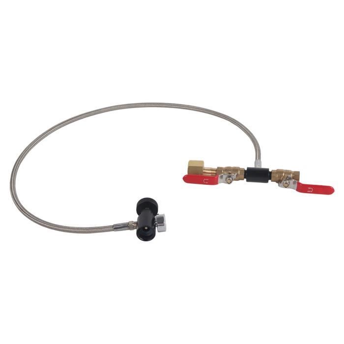 Adaptateur De PlongéE à Valve Avec Recharge De Station De Remplissage De Reservoir De Jauge Pour Accessoires De Cylindre De Bouteille De Reservoir D Air Plongee