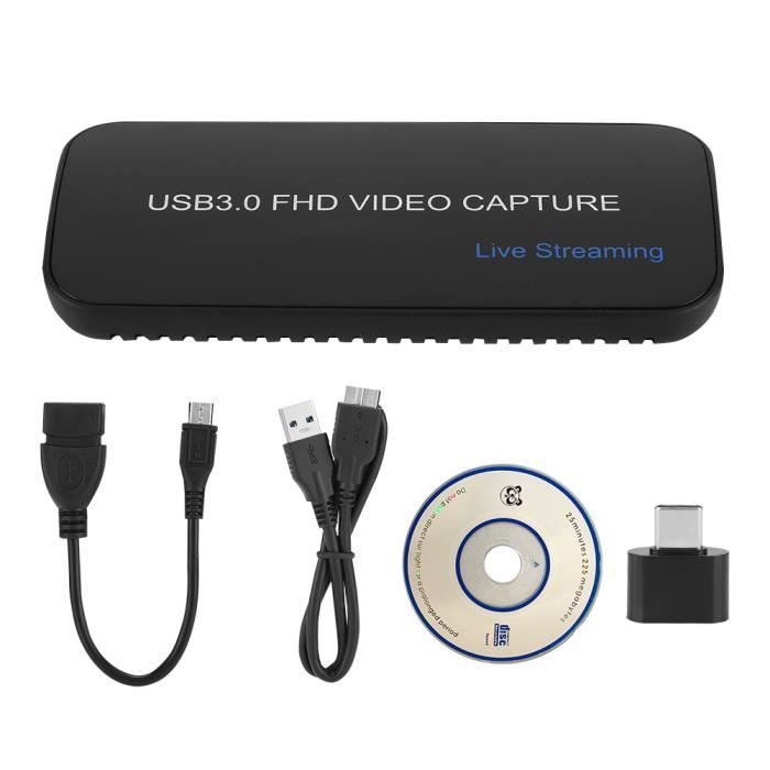 Usb Video Capture Linux Carte de capture USB 3.0, carte de capture HDMI Full HD 1080P Carte de ...