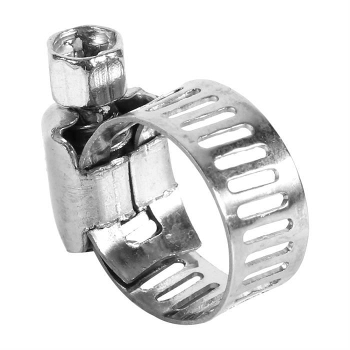 10 Colliers De Serrage Acier Inoxydable Pour Tuyaux - Motos, Bateaux, VTT (5-14mm)
