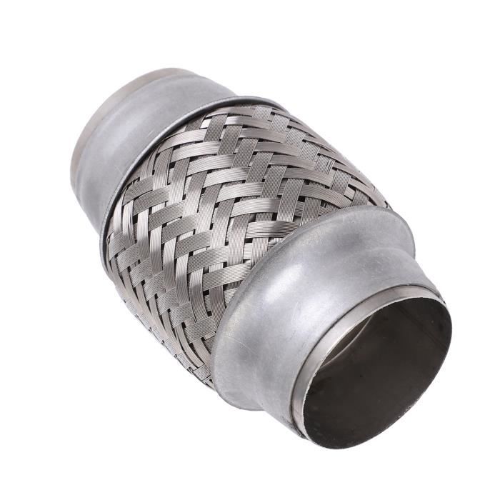 Tuyau Flexible D'échappement En Acier Inoxydable - 2" X 6" | Réduction Vibrations Et Bruit Pour Voiture, SUV