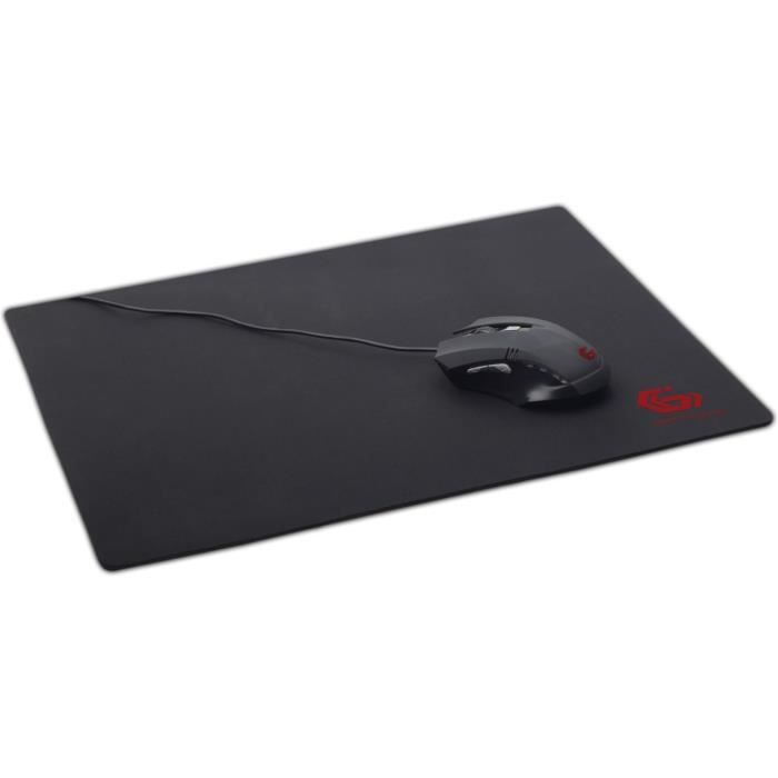 Tapis de souris - GEMBIRD - 400 x 450 mm - épaisseur 3 mm - Noir