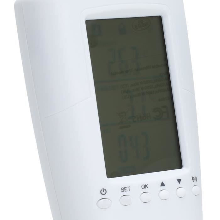 Prise Thermostat Thermostat Numérique Avec Sonde - Régulateur De Température Multifonction, Affichage Digital Thermostat Radiateur Electrique Prise Thermostat Thermostat Numérique Avec Sonde - Régulateur De Température Multifonction, Affichage Digital Thermostat Radiateur Electrique