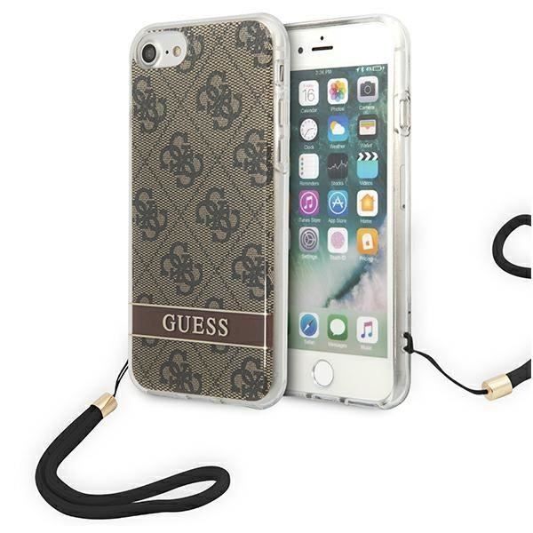 Guess Cordon d 39impression 4G Housse pour SE 2022 /SE 2020 / 7 / 8 3666339055196