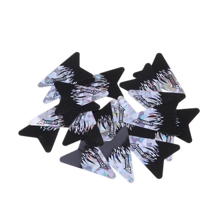 20 Protecteurs De Vol De Fléchettes En Aluminium – 8,4 Mm X 2,7 Mm, Multicolores (bleu, Argent, Noir, Rouge)