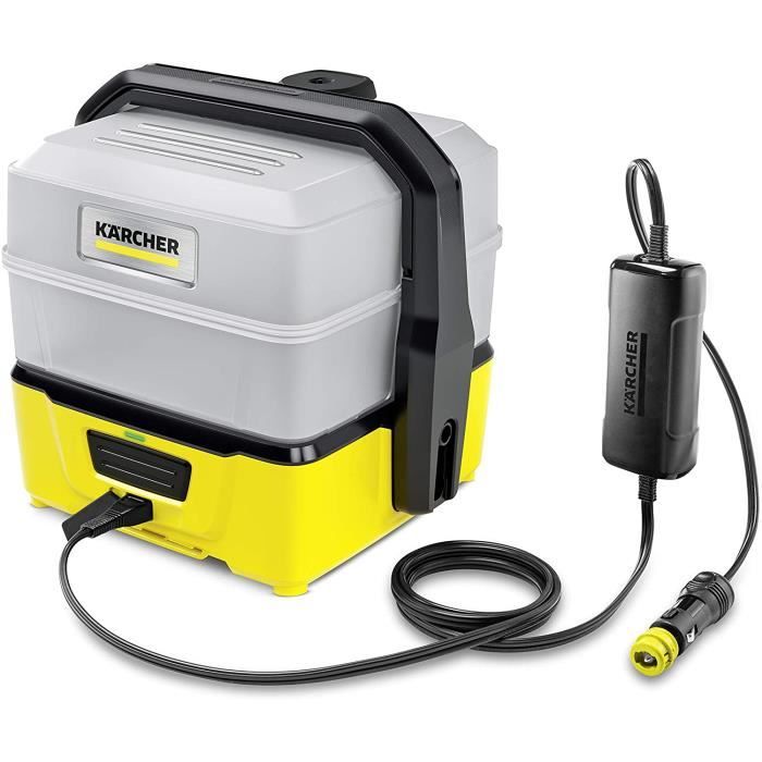 Karcher Mobile Outdoor Cleaner OC 3 Plus Car (adaptateur pour le chargeur volume du réservoir d`eau extra large: 7