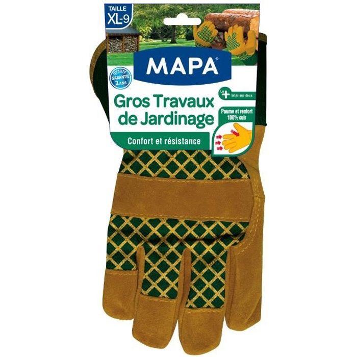 Gants De Jardinage Latex Pour Rosiers - Anti-perforation épineux - 100% Coton Confort - Poignets Ajustés - Taille S - Garantie 2 Ans