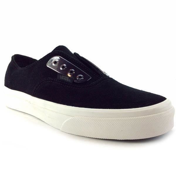 vans authentic gore black