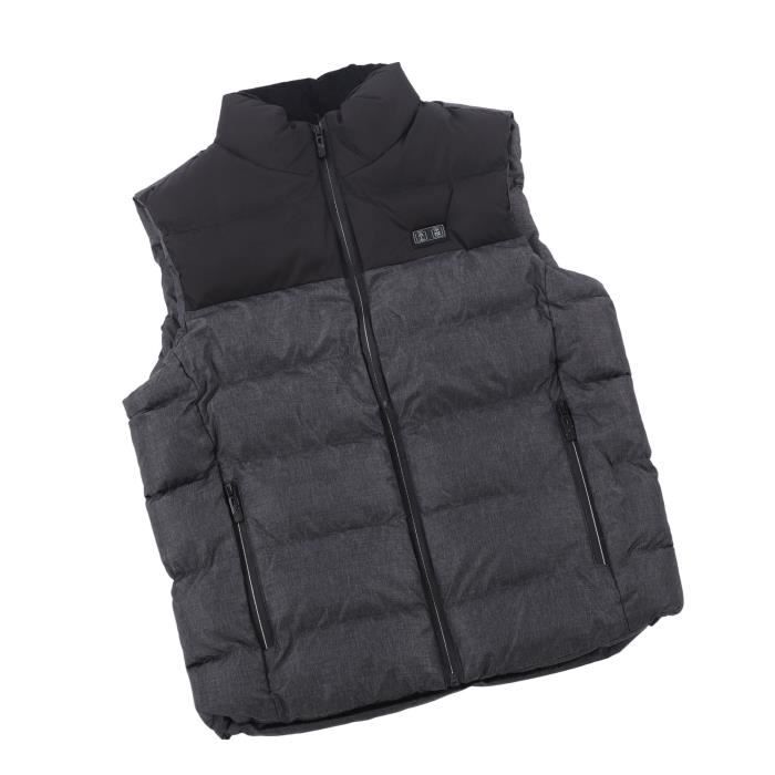 Veste Chauffante Femme avec 6 Poches,5 en 1 Interrupteur Gilet