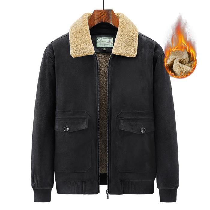 Veste suede homme online
