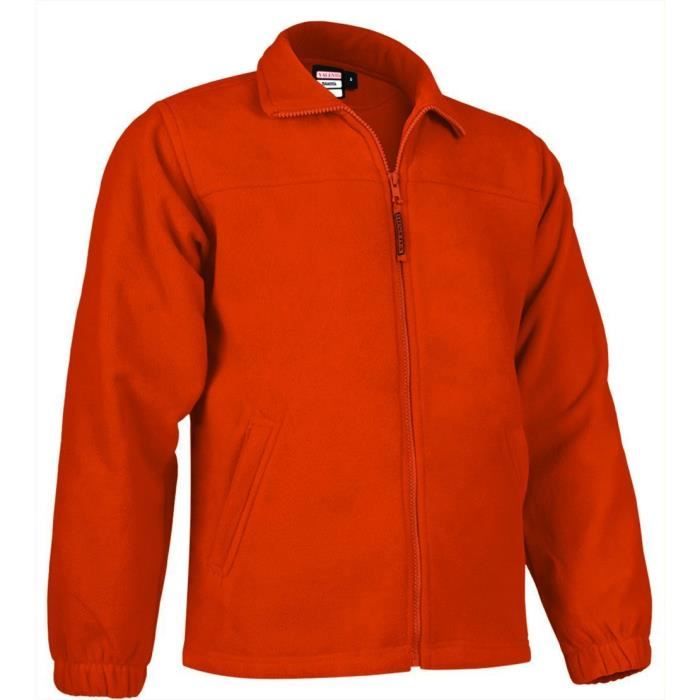 Polaire orange homme 2025
