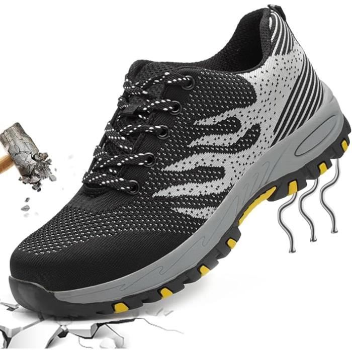 SUADEX Chaussures De Sécurité Légères Hommes Femmes - Confortables, Antidérapantes Et Respirantes 37-48 EU