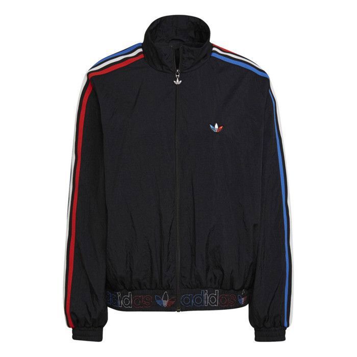 Veste de surv tement adidas Originals ADICOLOR TRICOLOR JAPONA Femme Noir Manches longues Montagne