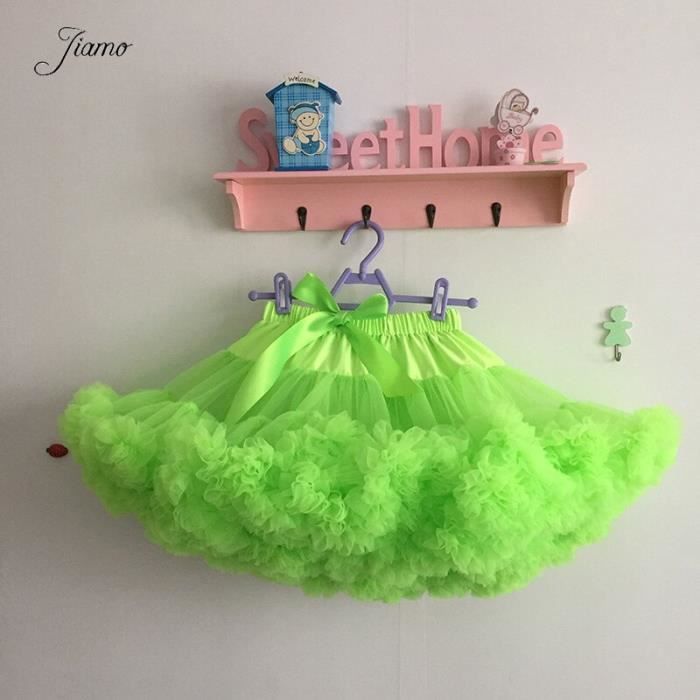 Jupe Jupon en mousseline de soie pour femmes jupe Tutu en Tulle