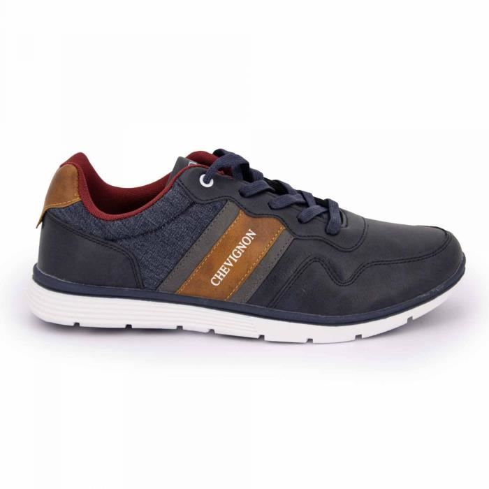 Basket basse che drive t41 46 Homme CHEVIGNON Bleu fonce