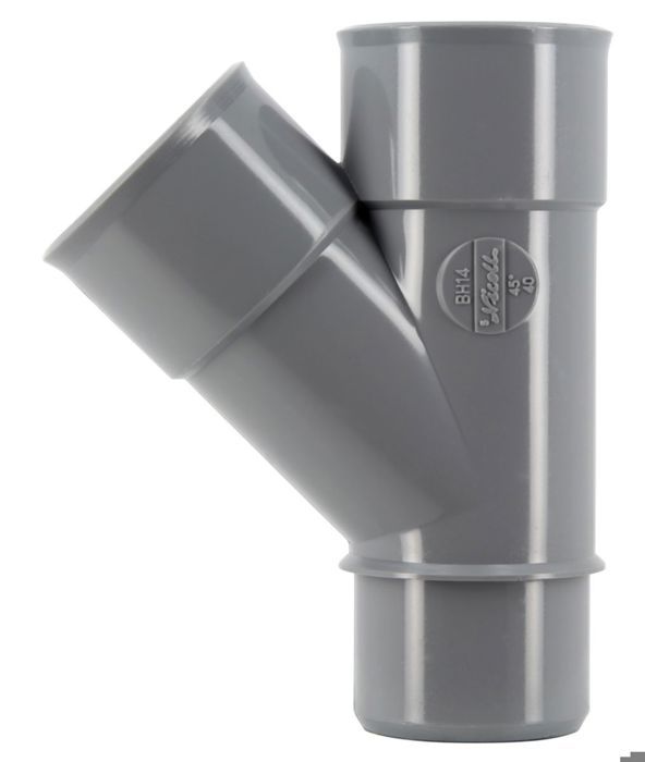 Culotte PVC - Nicoll - 45 Simple MF - D.16 - F 15 x 21 - Fixation à glissement