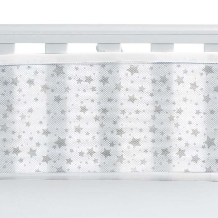 Tour De Lit Respirant 4 Cotes Etoiles Cdiscount Puericulture Eveil Bebe