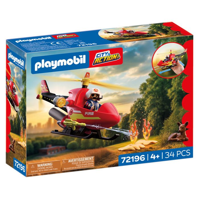 PLAYMOBIL City Action 72196 Hélicoptère de pompiers - vue 2