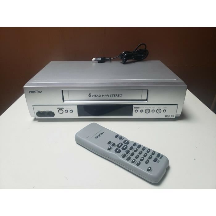 MAGNETOSCOPE PROLINE VR101 LECTEUR ENREGISTREUR K7 CASSETTE VIDEO VHS VCR + TEL