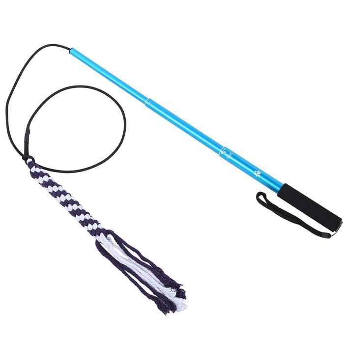 Baguette Flirt Pour Chien XPEX - Tige Extensible 88,9 Cm - 2 Jouets à Mâcher - Jouet Interactif Extérieur - 3