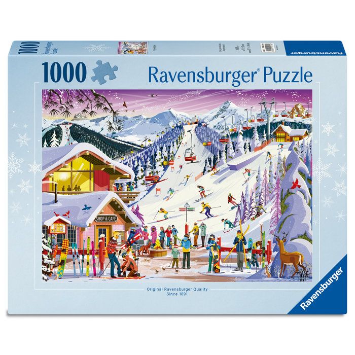 Puzzle 1000 pièces : Au rythme des pistes Ravensburger France