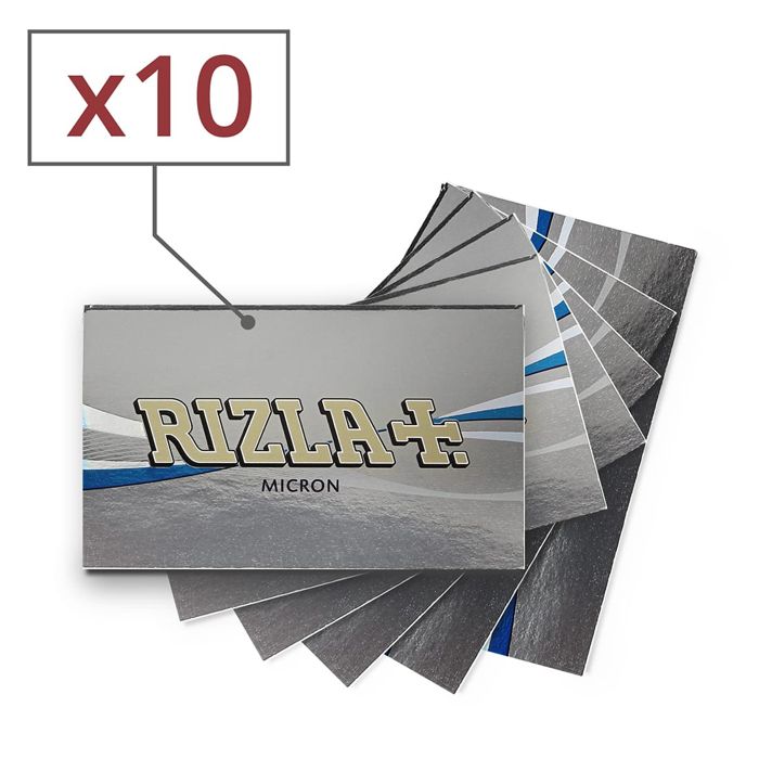 Lot de 10 Paquets de Feuilles Courte - Rizla Micron - Cdiscount Au ...