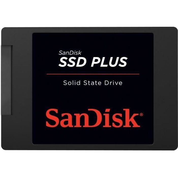 sandisk disque ssd interne ssd plus 1to 2 5 sdssda 1t00 g26 cdiscount informatique