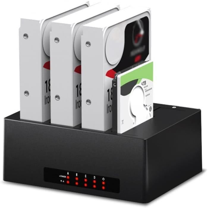 4 Bay Stations D'Accueil Pour Disque Dur Sata De 2,5-3,5