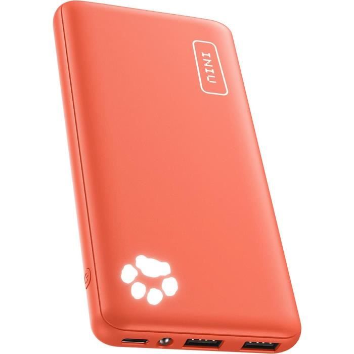 Power Bank 10 000 Mah Haute Vitesse, Chargeur Portable [Entrée Et ...