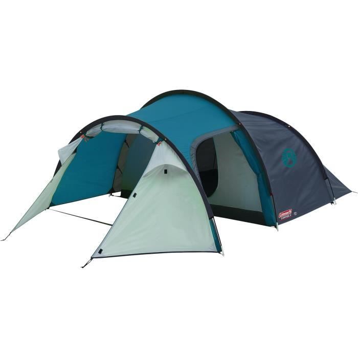 Coleman Cortes Tente De Camping 2 Places – Tunnel, Imperméable 2000mm, Tapis De Sol Cousu, 3,5 Kg – Facile à Monter