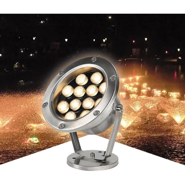 KOVNISE Lumière Sous-marine Pour Bateau – Acier Inoxydable 316, IP68, 45W, 10-30V – Idéal Pour Pêche De Nuit, Ponton Et Caravane