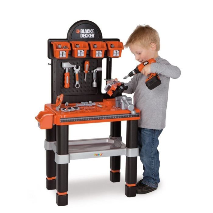 La grande récré Abidjan - [BON PLAN DU WEEK END] BLACK + DECKER SMOBY TOYS  Cet établi pour enfants BLACK+DECKER Bricolo Ultimate de la marque Smoby  apportera non seulement un plaisir sans