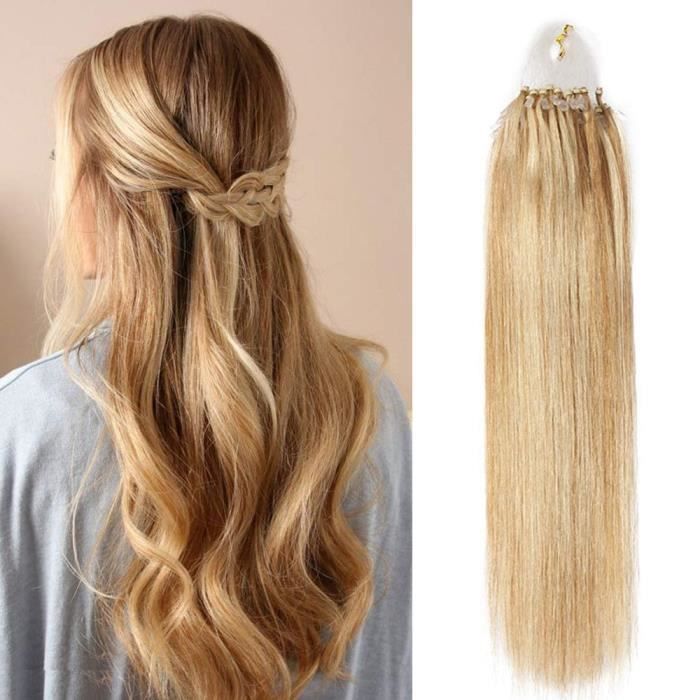 extension a anneaux cheveux naturel