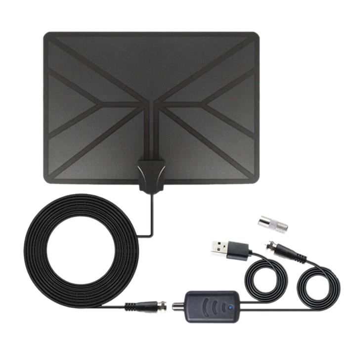 4K TVHD NuméRique Antenne IntéRieure Antenne Amplifiée Portée 996 Miles avec  HD1080P DVB-T2 TéLéVision TNT pour la Vie Canaux Locaux - antenne rateau,  avis et prix pas cher - Cdiscount