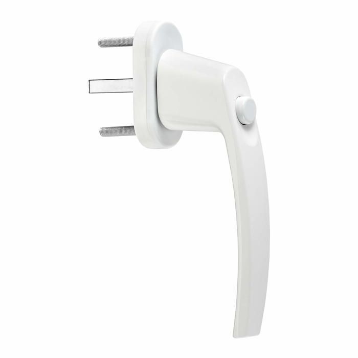 SOTECH Poignée de fenêtre avec bouton poussoir et grille 45° 28 x 151 x ...