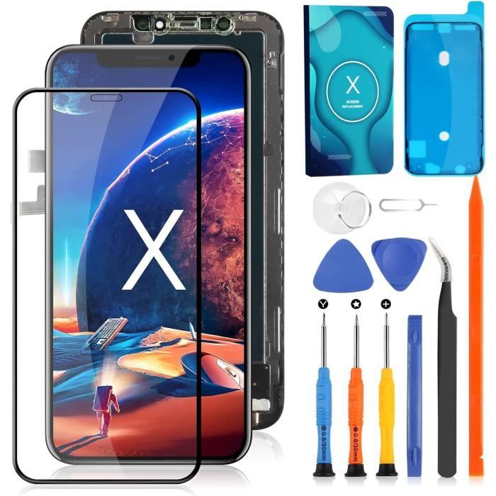 ARSSLY Ecran pour iPhone X Complet, 5.8" Écran LCD Tactile pour iPhoneX iPhone 10 Vitre De
