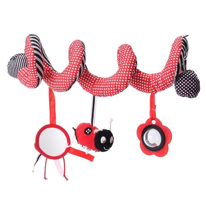 ZERONE Jouet d'activité en spirale pour poussette avec son drôle de ZERONE Jouet d'activité en spirale pour poussette avec son drôle de