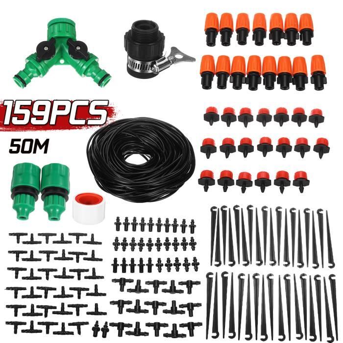 Kit D Arrosage Goutte A Goutte Diy Systeme D Arrosage Automatique Pour Jardin Pelouse 50m Achat Vente Tuyau Buse Tete Kit D Arrosage Goutte A Cdiscount