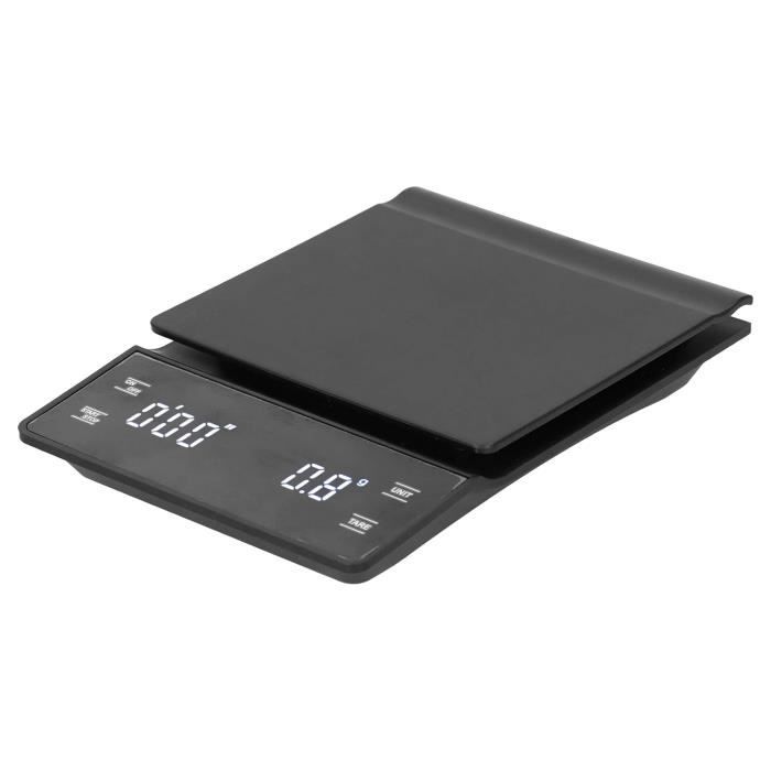 Mini Balance Numérique Pour Café Avec Minuterie LED - 3kg/0.1g, Rechargeable, Parfaite Pour Expresso Et Pour-over