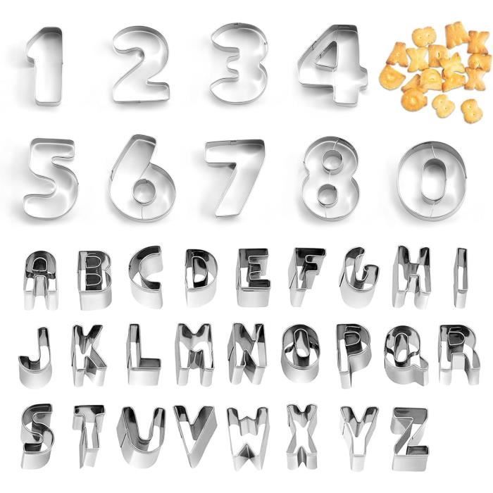 LPAMABA TAMPON LETTRE Alphabet Emporte Piece Lettre Alphabet Tampon