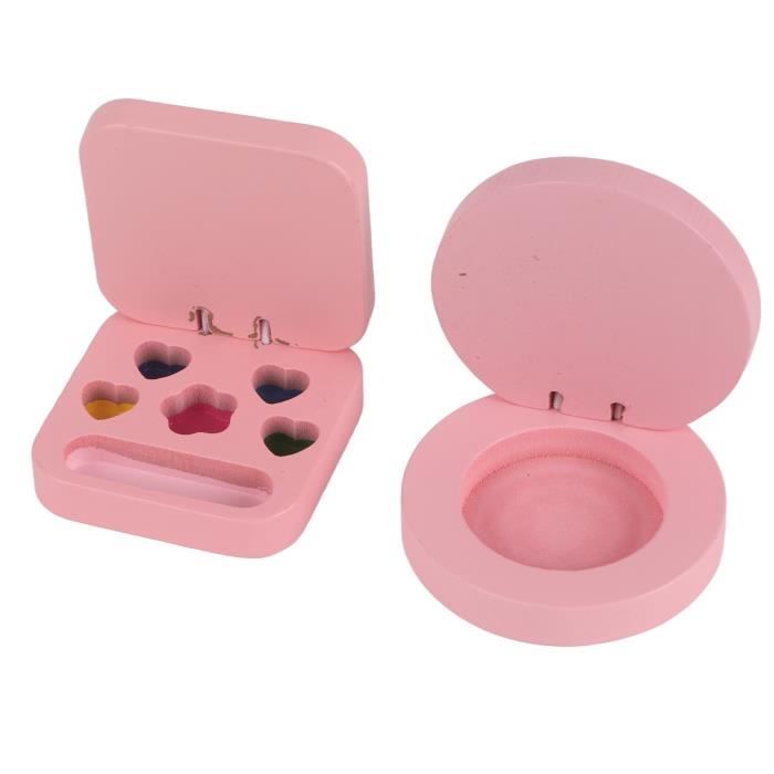 Bois Faire semblant de jouer Jouet Kit de maquillage Sac cosmétique Docteur  Imitation Jeu Jeu Jeu Jouets Pour Filles Et Garçons Intérêt Développement  Cadeau