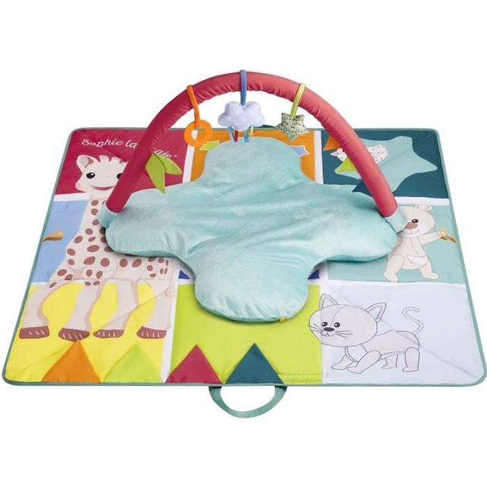 Tapis de Jeux Multimat - VULLI - Sophie la Girafe - Mixte - 4 positions de jeu - Pratique