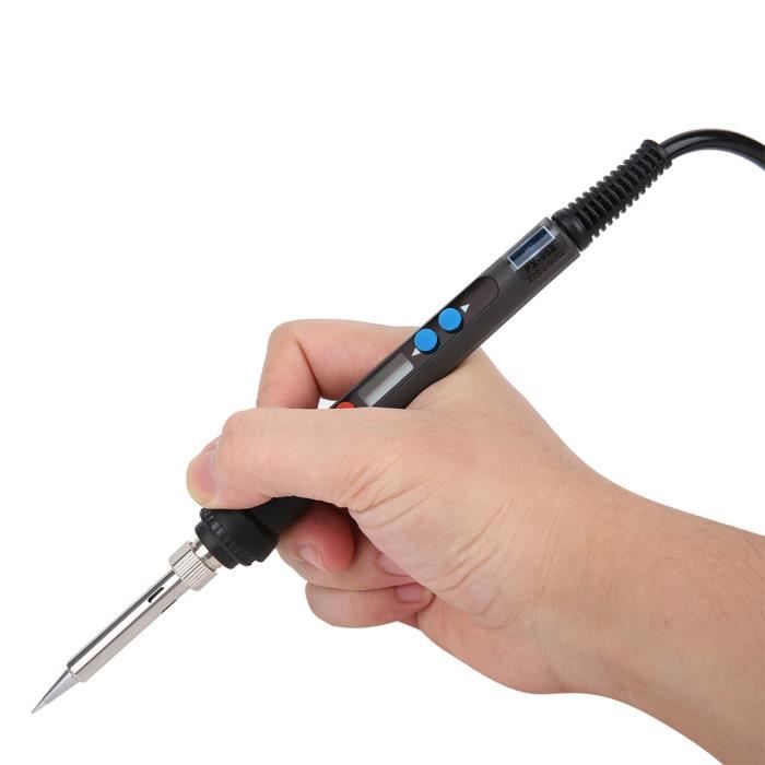 Kit Fer à Souder 90W Réglable 180-500°C - Matériel Soudure électronique Avec Fil Et Garantie 10 Ans