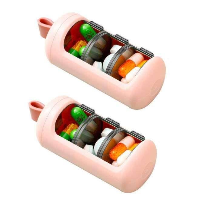 Pilulier,Boîte à pilules en plastique, boîte à pilules séparateur boîte